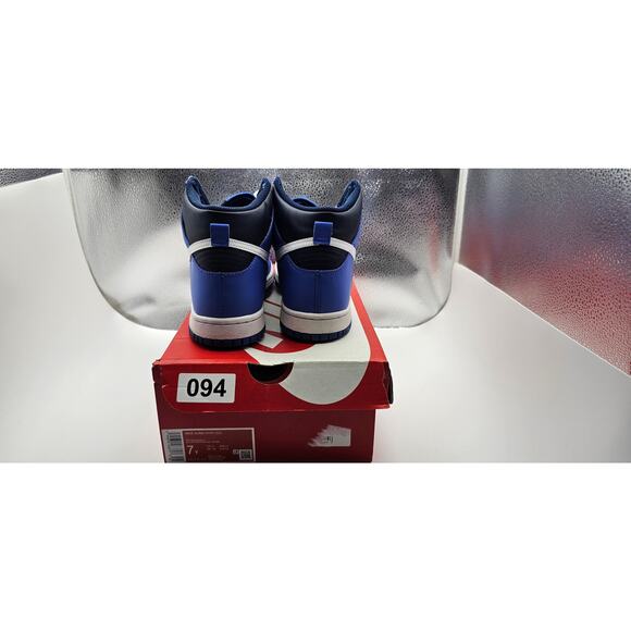 VNDS  Nike Dunk High GS Medium Blue White DB2179 400 - SIZE 7 Y - Picture 2 of 6